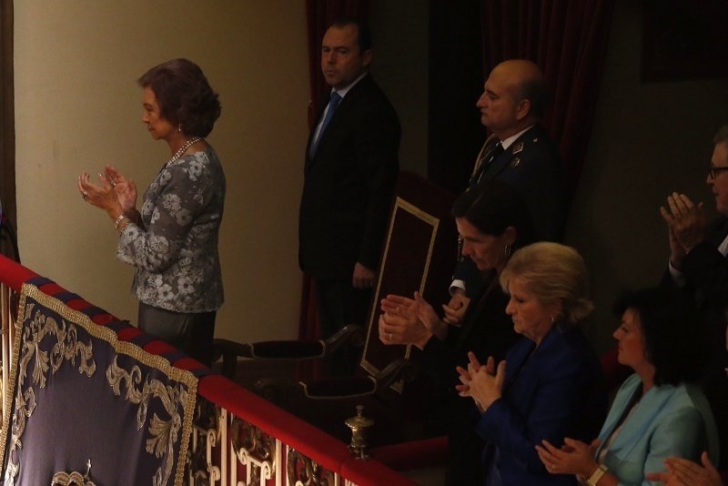 La reina Sofía, en la entrega de los premios Príncipe de Asturias.