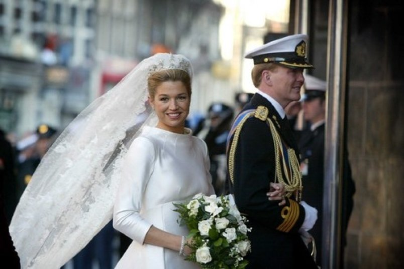Guillermo y Máxima de Holanda, el día de su boda.