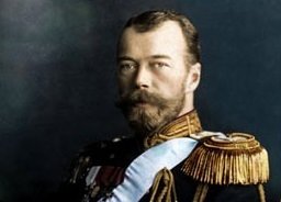El zar Nicolás II de Rusia.