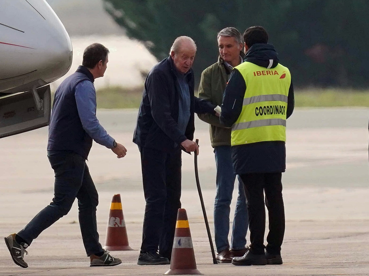 El Rey Juan Carlos llega a Vitoria tras abandonar Sanxenxo
Europa Press Reportajes / Europa Press
(Foto de ARCHIVO)
26/11/2023