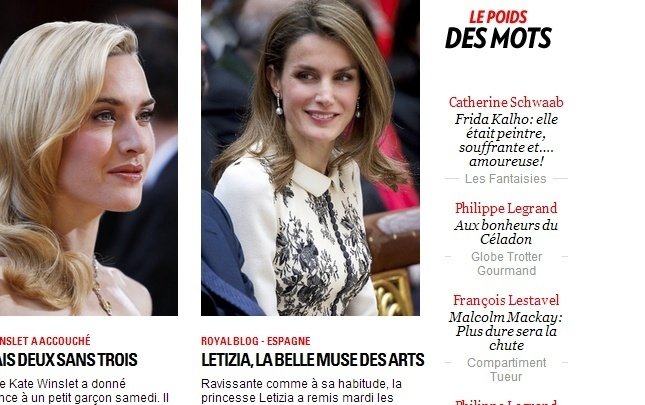 Portada de Paris Match en su formato digital.