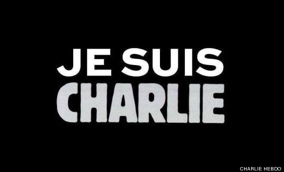 Lema de las protestas contra el ataque terrorista a Charlie Hebdo.