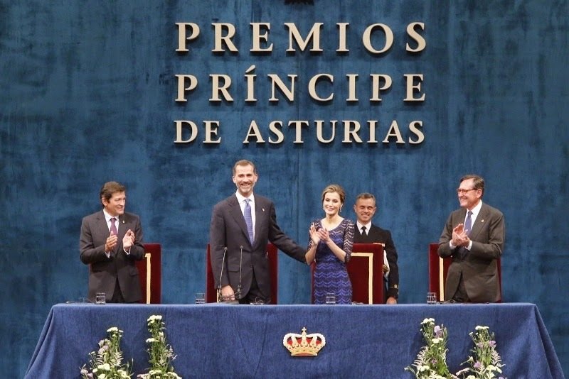 Los reyes, en la última edición de los premios Príncipe de Asturias. 