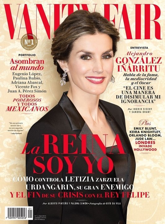 La reina Letizia, portada de Vanity Fair.