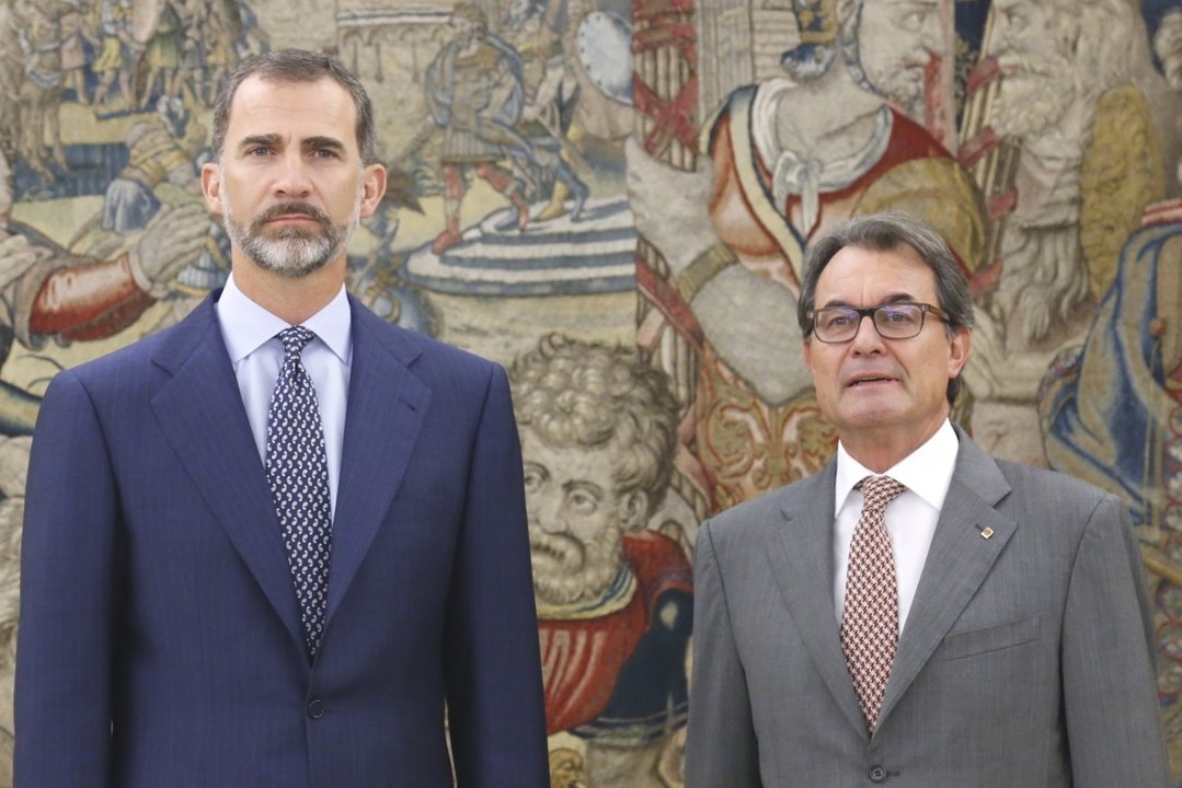 Felipe VI y Artur Mas.