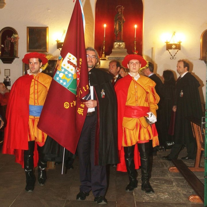Acto de la Real Orden de Caballeros de María Pita, en La Coruña.