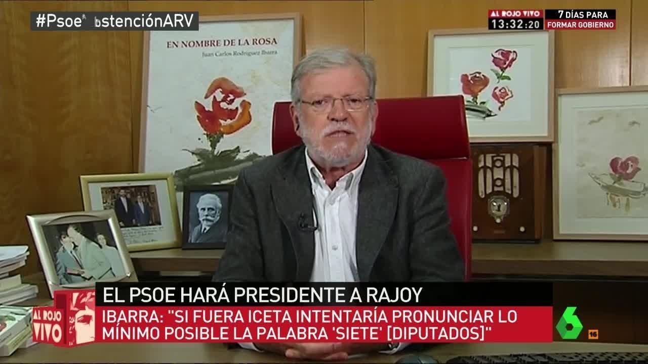 Juan Carlos Rodríguez Ibarra en ‘Al rojo vivo’.