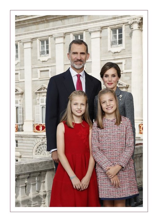 Felicitación de la Familia Real para la Navidad de 2017.