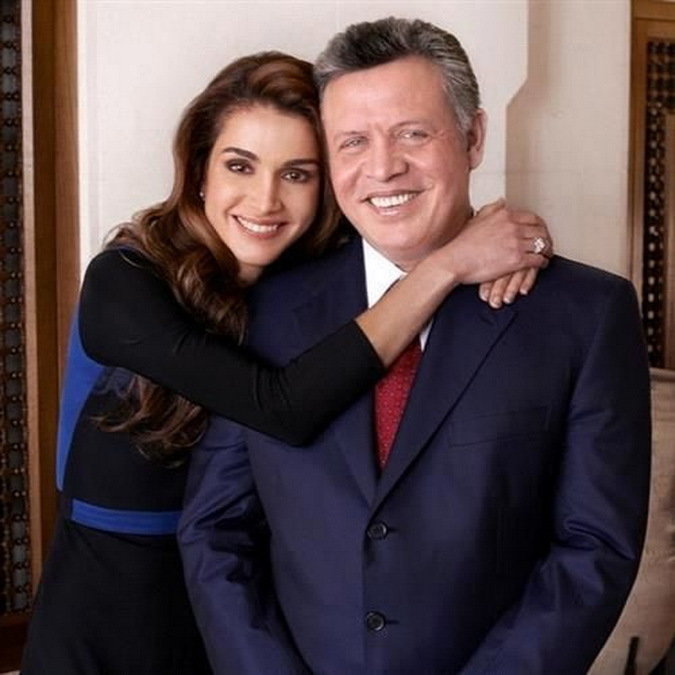 Los reyes Abdalá y Rania de Jordania