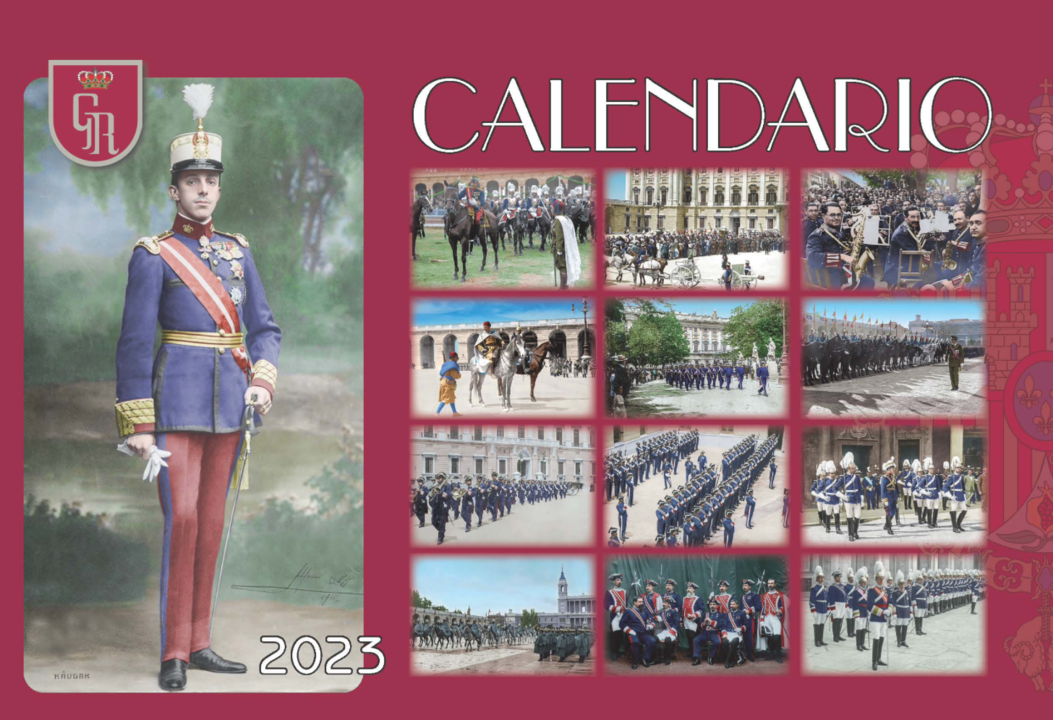 2023 Calendario de la Guardia Real (sobremesa).